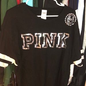 Pink campus tee